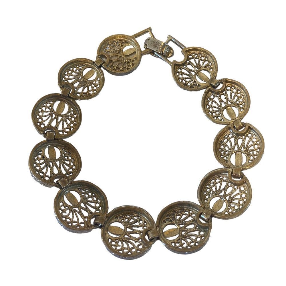 Delicate Looking Vintagelaceinspiredjeweledbracel… - image 6